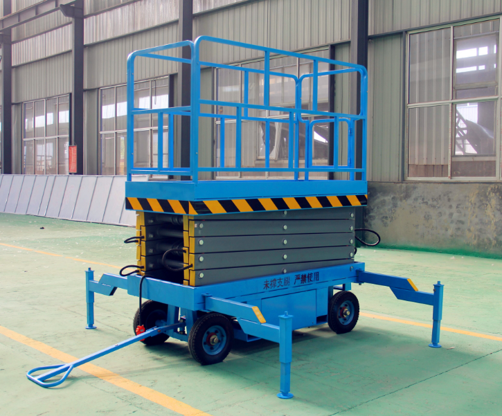 四轮移动式液压升降平台